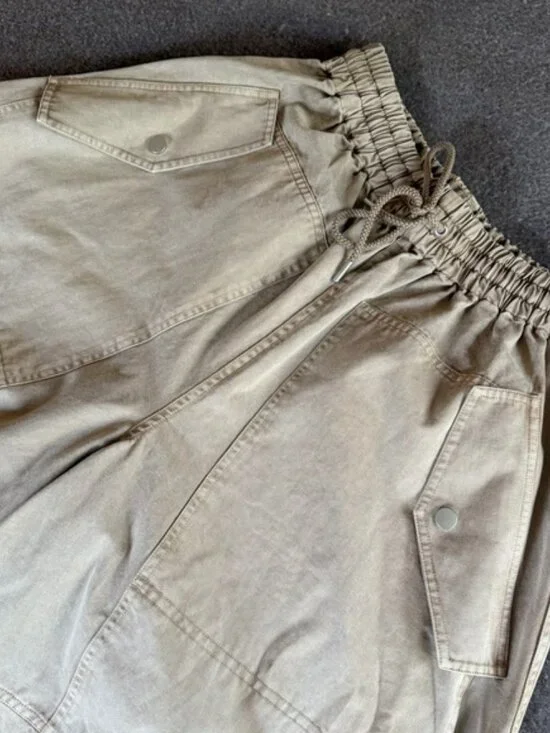 NWT CO Braies Cargo Wide Cropped Pants - Picture 6 of 10